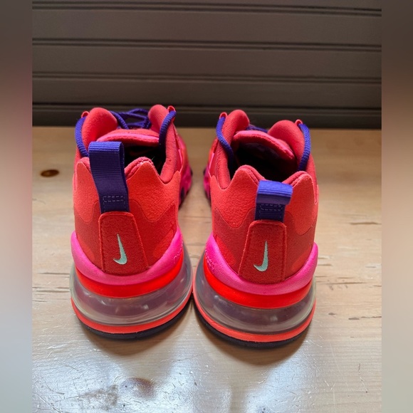 Nike React Air 70 Mystic Red Pink Blast Running Shoe Womens Size 7 - Picture 4 of 7